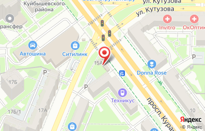 Магазин овощей и фруктов в Центральном районе на карте