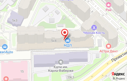 Салон красоты Elite на 6-й Радиальной улице на карте