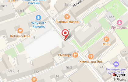 Компания Curaprox в Трёхпрудном переулке на карте