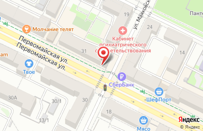 Альфа-банк в Калининском районе на карте