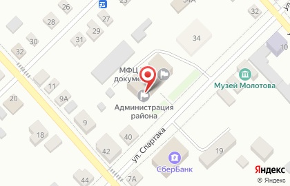 Многофункциональный центр Мои документы на улице Спартака на карте
