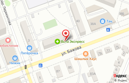 Ремонтная мастерская в Тракторозаводском районе на карте