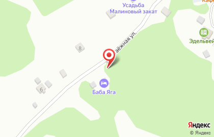 База отдыха Баба-Яга на карте