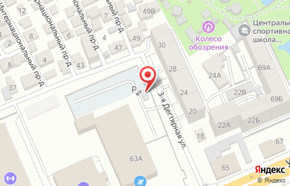 Автостоянка в Саратове на карте
