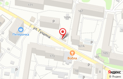 Продуктовый магазин Ника в Ленинском районе на карте