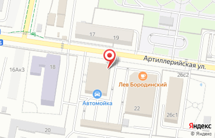 Магазин разливного пива BeerZelis на Артиллерийской улице на карте