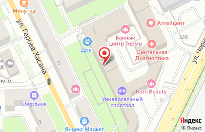 МДМ Банк на улице Героев Хасана на карте