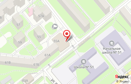Аптека Велес на Московской улице, 61а на карте