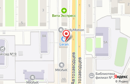 Миасский филиал Московского Международного Колледжа цифровых технологий "Академия ТОП" на карте