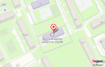 Детская школа искусств Охтинский центр эстетического воспитания на карте