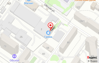 Оптовая фирма Гамма Торговый Дом в Октябрьском районе на карте