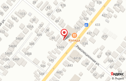 Сеть продуктовых супермаркетов Ассорти на улице М.Горького на карте