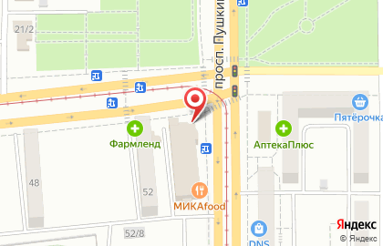 Автоматизированный пункт выдачи товаров Pick Point в Орджоникидзевском районе на карте