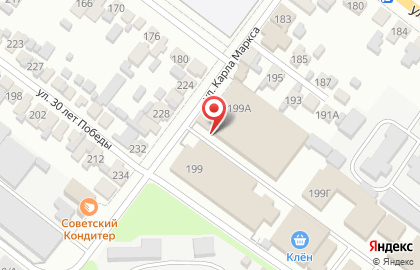 Магазин-склад искусственных цветов на улице Карла Маркса на карте