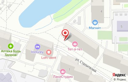 Ветеринарная клиника Дружок на улице Строителей на карте
