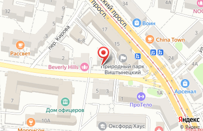 Кофе-магазин Lattenova в Центральном районе на карте