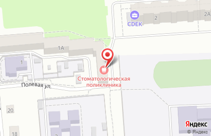 Больница Медведевская центральная районная больница на Полевой улице на карте