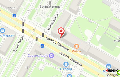 Магазин Дом крепежа на проспекте Ленина на карте