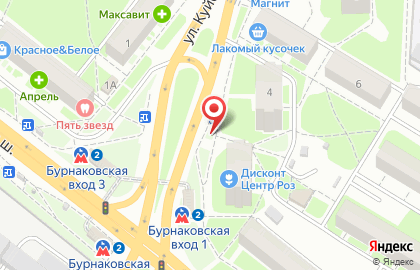 Киоск по продаже фруктов и овощей в Московском районе на карте