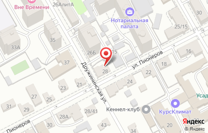 Гольфстрим на Дружининской улице на карте