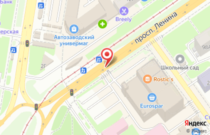 Детская городская больница №25 на проспекте Ленина на карте