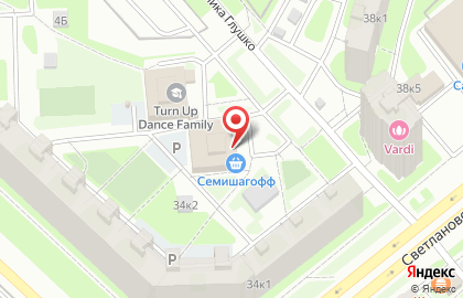 Магазин Семишагофф в Санкт-Петербурге на карте