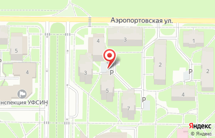 Продуктовый магазин на Аэропортовской, 4 на карте