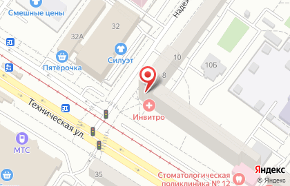 Аптека Живика на улице Надеждинская на карте