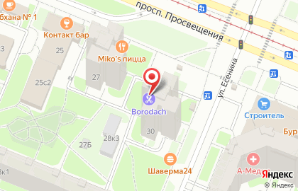 Торгово-производственная компания Grand Line на проспекте Просвещения на карте