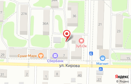 ОАО Уральский банк Сбербанка России на улице Кирова на карте