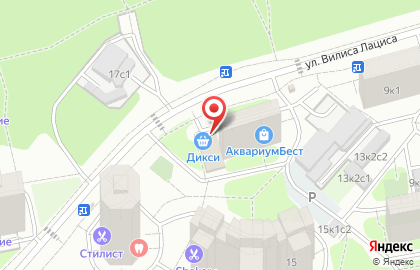 Гипермаркет Дикси в Москве на карте