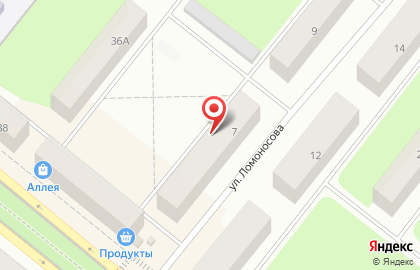 Продовольственный магазин Новодвинское, ПО на карте