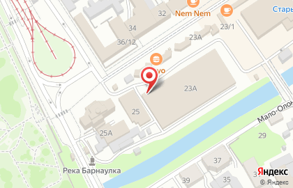 Магазин товаров для сада и огорода в Барнауле на карте