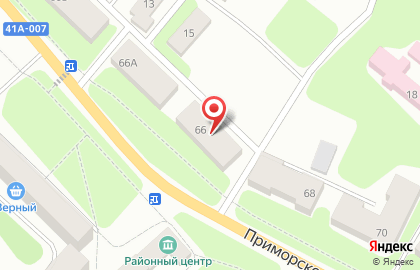 СберБанк России в Большой Ижоре, на Приморском шоссе, 66 на карте