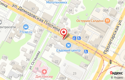 Магазин бытовой техники и электроники в Пролетарском районе на карте