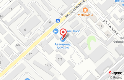Автосервис SAMURAI в Ленинском районе на карте