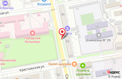Кафе правильного питания Польза на карте