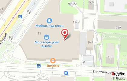 Москворецкий на карте