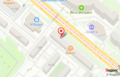 Магазин спецодежды Паритет-М на проспекте Ленина на карте
