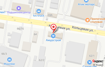 Магазин сантехники и оборудования и оборудования на Кольцевой улице на карте