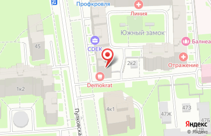Семейная стоматология Доктора Выборова на Пулковской улице на карте