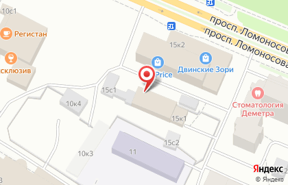 Торгово-сервисная компания Технолайн на проспекте Ломоносова на карте