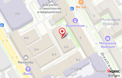 Магазин кофе на карте