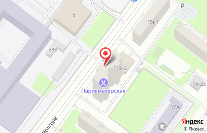 Пантера на улице Академика Волгина на карте