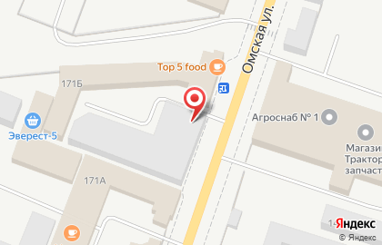 Торгово-сервисная компания Лаборатория Электротехники на Омской улице на карте