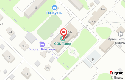 Пахра на улице Третьего Интернационала на карте
