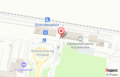 Амурская грузовая компания на Станционной улице на карте