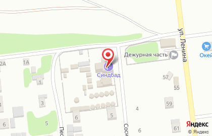 База отдыха Синдбад на карте