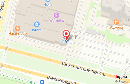 Супермаркет цифровой и бытовой техники DNS на улице Годовикова на карте