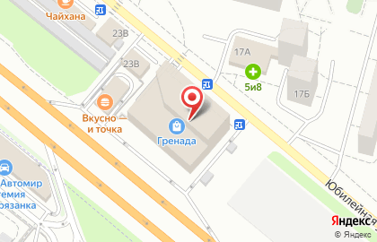 Кофейная Кантата на Новорязанском шоссе на карте